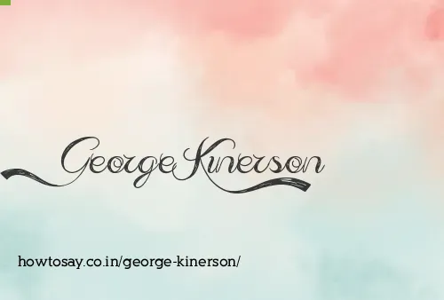 George Kinerson