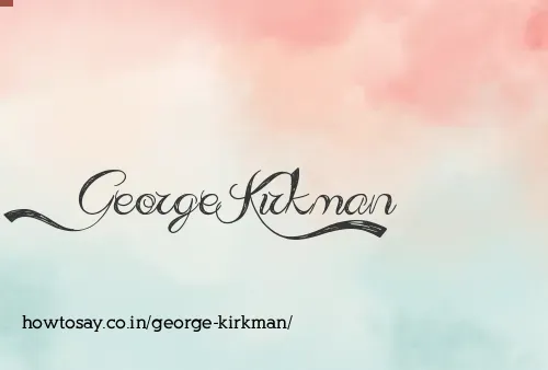 George Kirkman