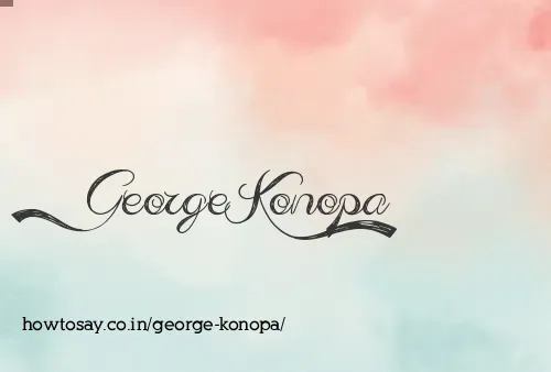 George Konopa