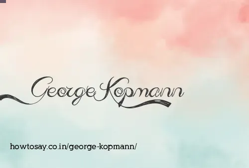 George Kopmann