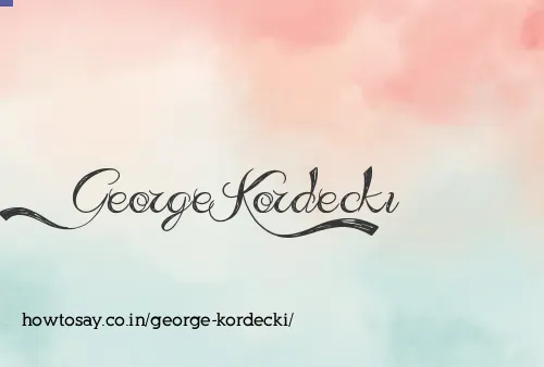 George Kordecki