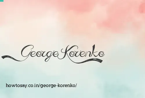 George Korenko
