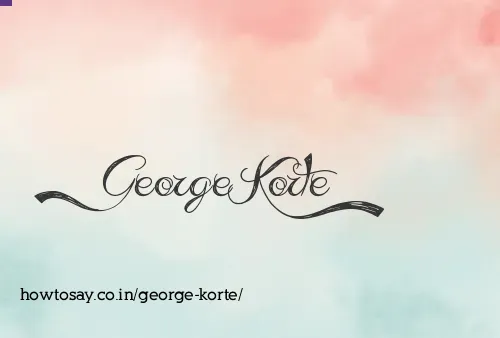 George Korte