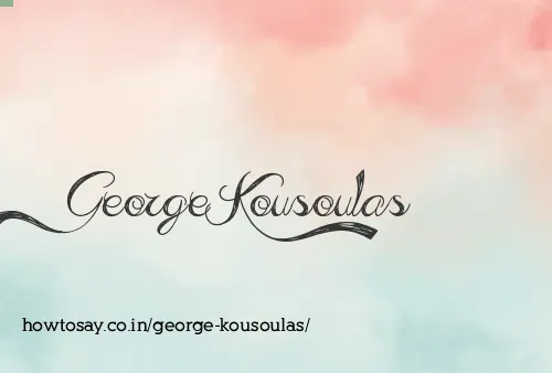 George Kousoulas