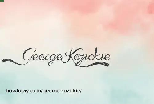 George Kozickie