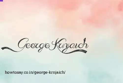 George Krnjaich