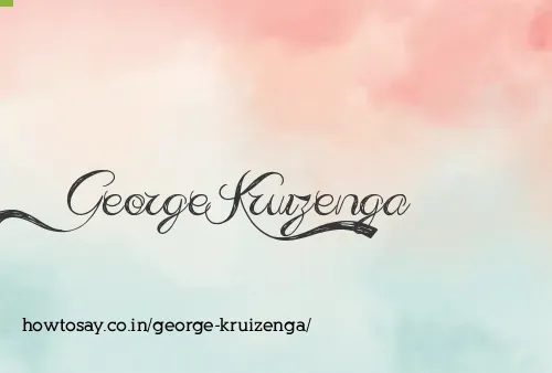 George Kruizenga