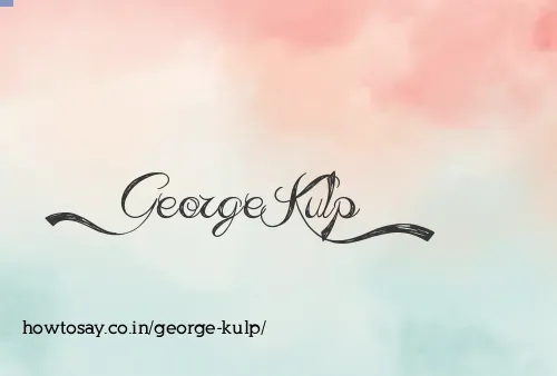 George Kulp