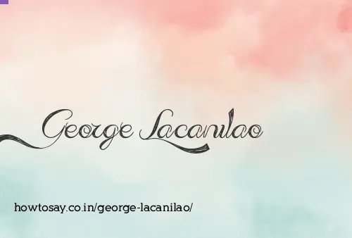 George Lacanilao