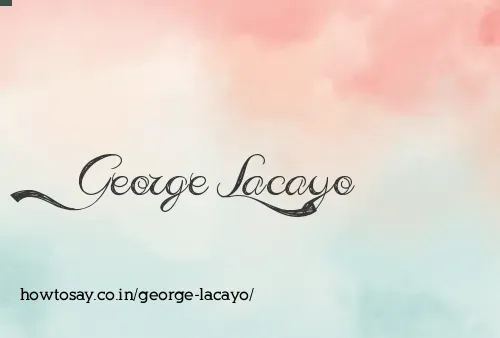 George Lacayo