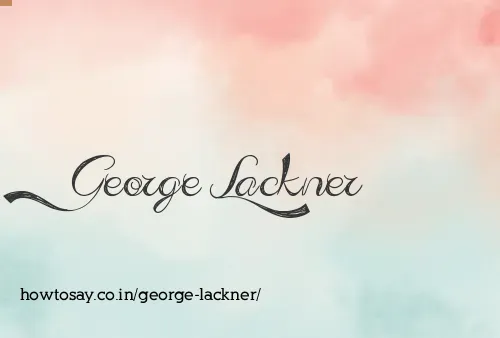 George Lackner