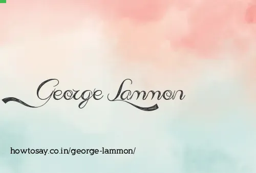 George Lammon