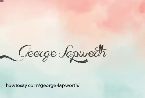 George Lapworth