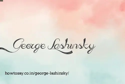 George Lashinsky