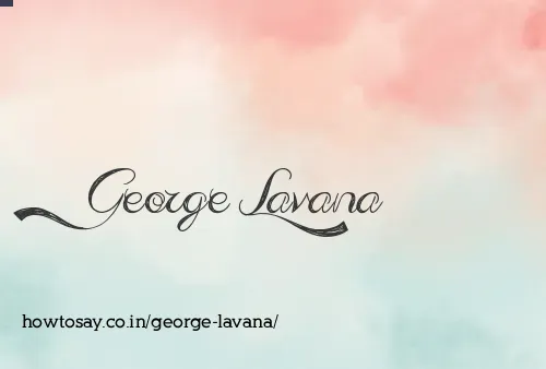 George Lavana