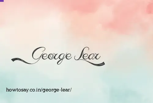 George Lear
