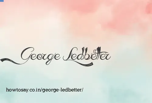 George Ledbetter