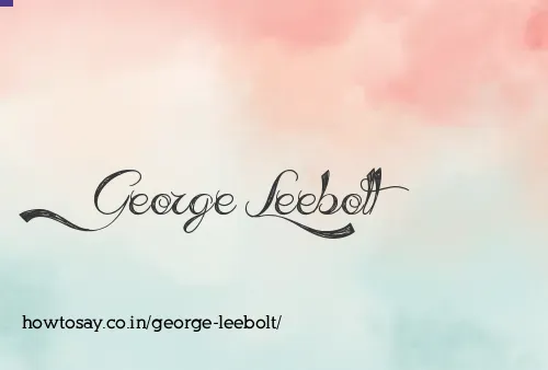 George Leebolt