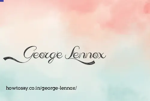 George Lennox