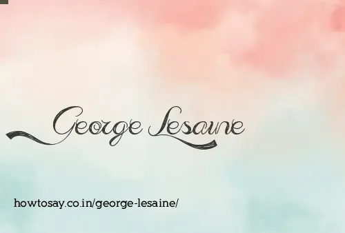 George Lesaine