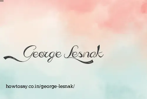 George Lesnak