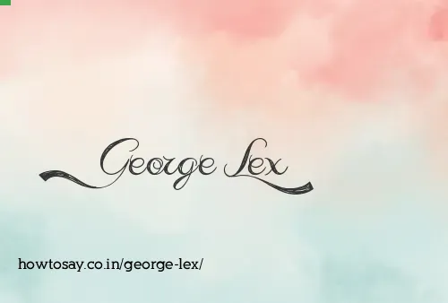 George Lex