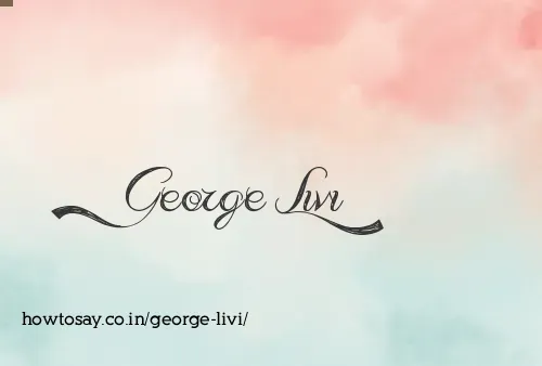 George Livi