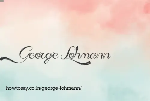 George Lohmann