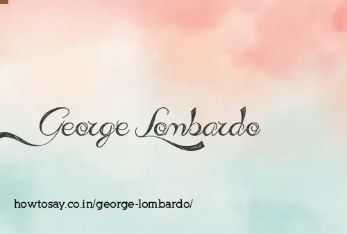 George Lombardo