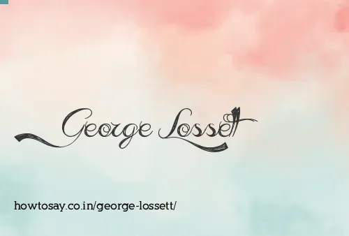 George Lossett