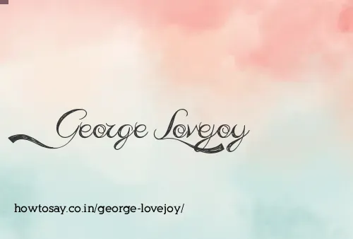 George Lovejoy