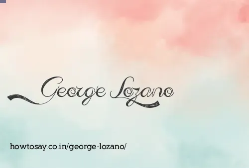 George Lozano