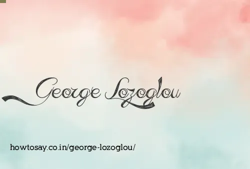 George Lozoglou