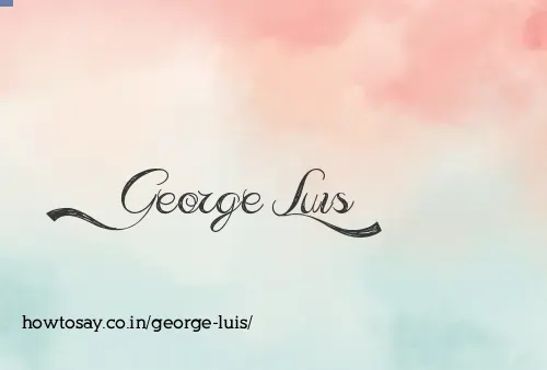 George Luis