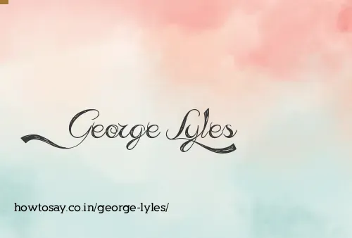 George Lyles