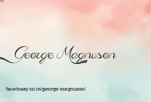 George Magnuson