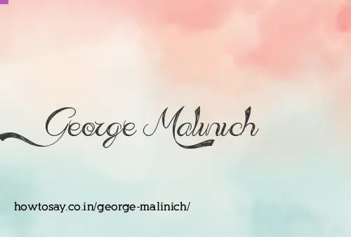 George Malinich