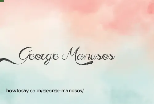 George Manusos