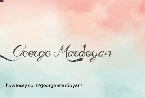 George Mardoyan