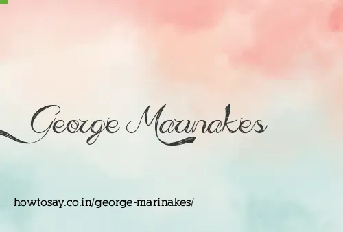 George Marinakes