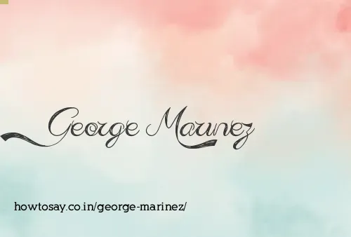 George Marinez
