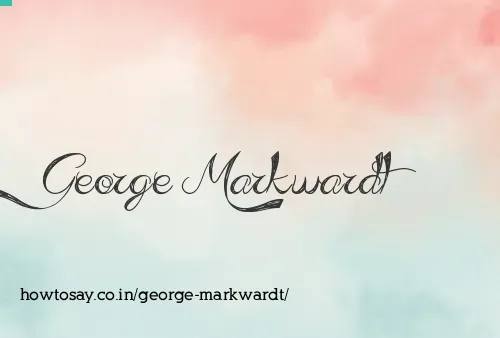 George Markwardt