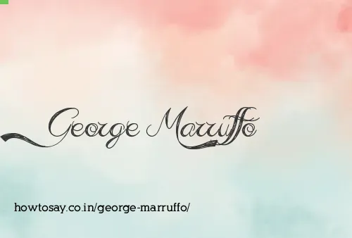 George Marruffo
