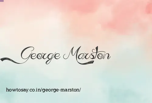 George Marston