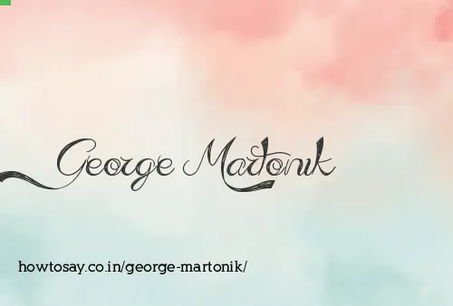 George Martonik