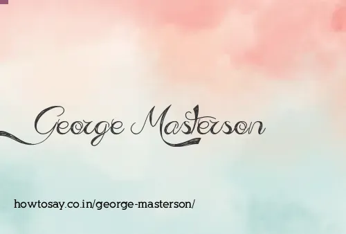 George Masterson