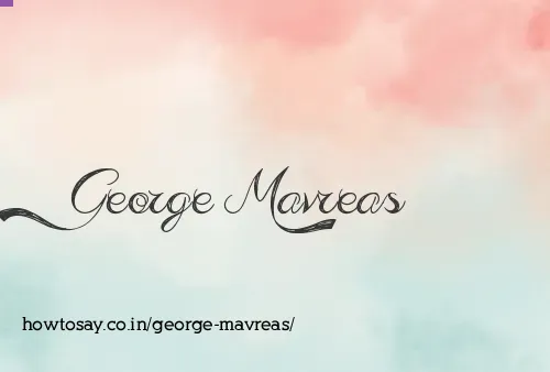 George Mavreas