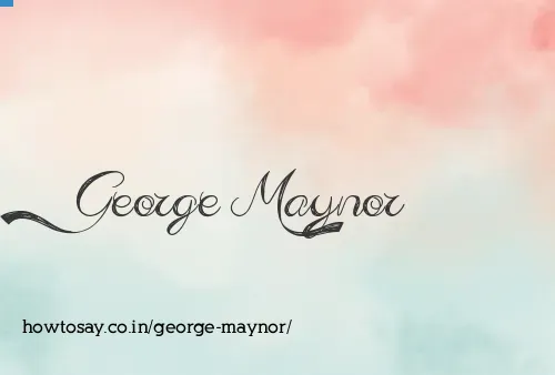 George Maynor