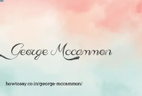 George Mccammon