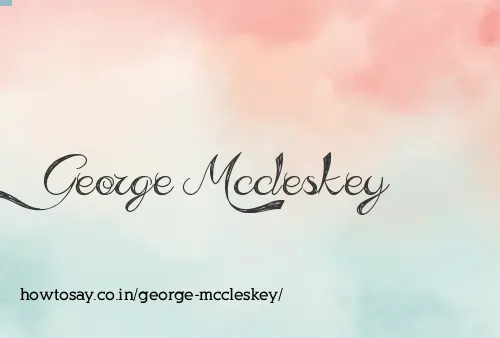 George Mccleskey